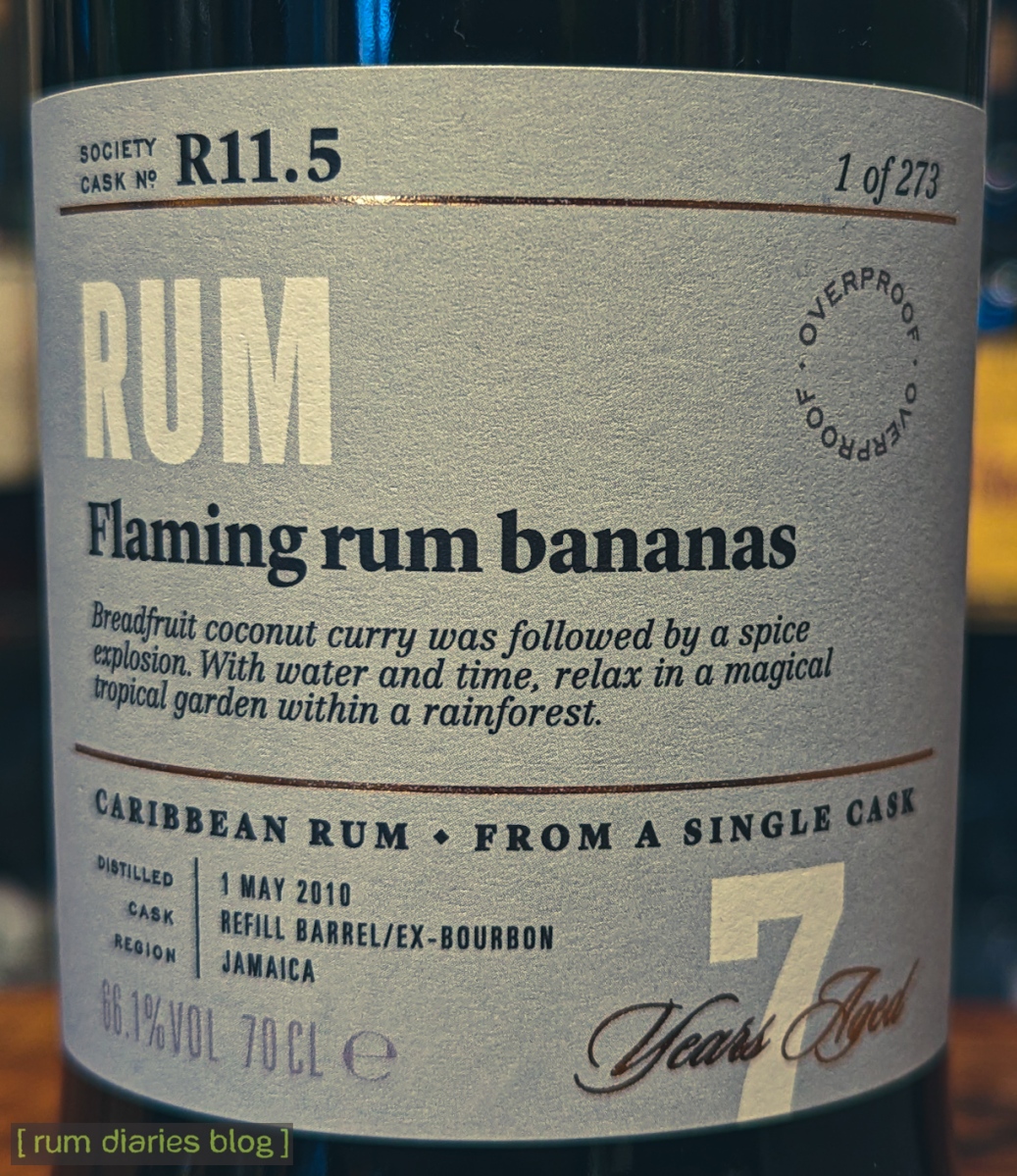 SMWS R11.5 Flaming Rhum Bananes