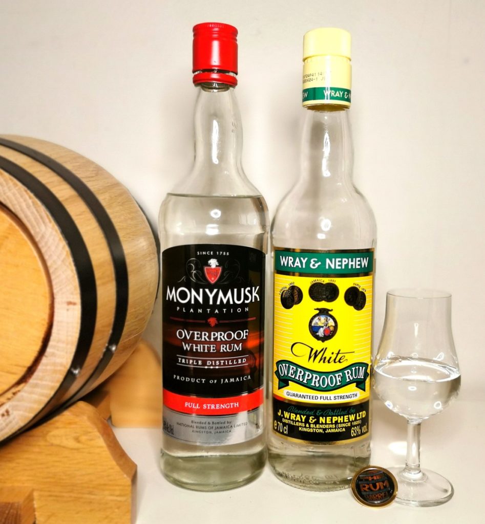 Review: Wray & Nephew Oveproof White Rum vs Monymusk Overproof White Rum