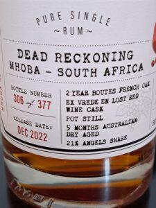 Dead Reckoning Mhoba - Afrique du Sud