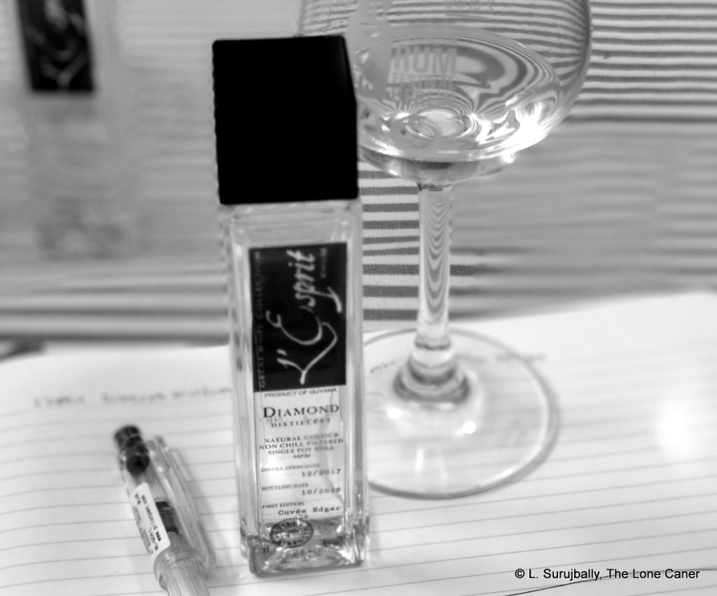 L'Esprit Diamond 2017 "Still Strength" White Rum (1º Ed.) – Examen – The Lone Caner