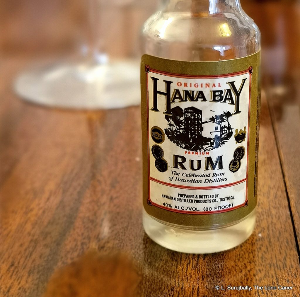 Original Hana Bay Premium Rum (États-Unis, années 1980) - The Lone Caner