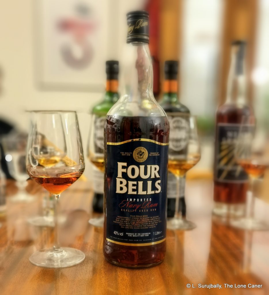 Four Bells Imported Navy Rum (années 1970/1980)